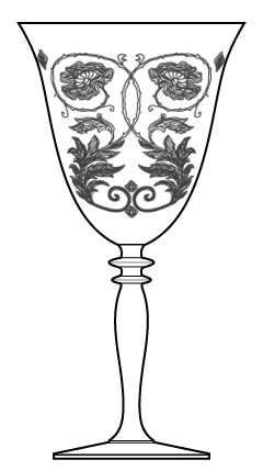 Horta Water Goblet by Anthropologie Glass-1