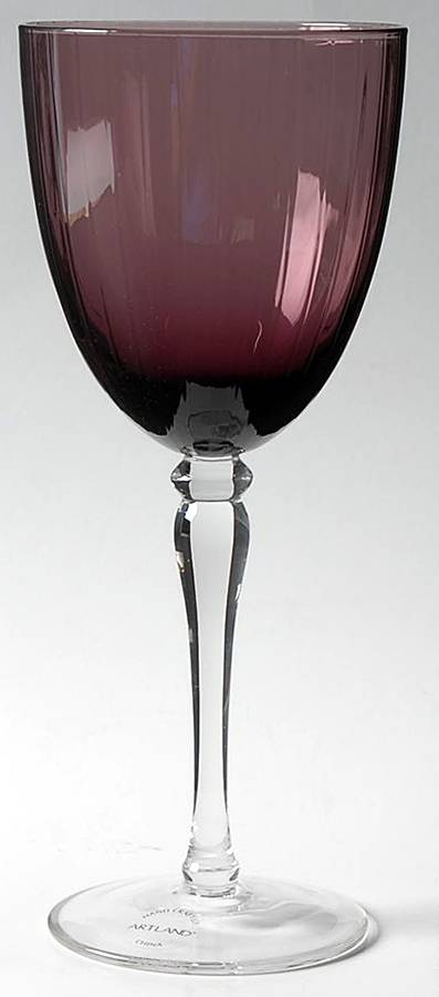 Aldrich Purple Wine Glass by Artland-1