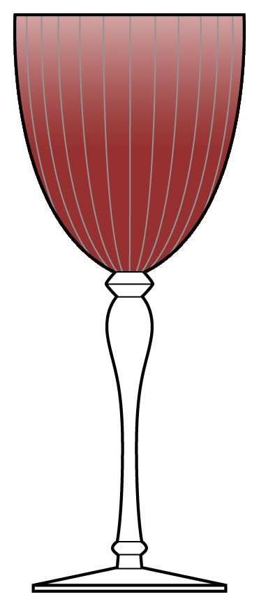 Aldrich Ruby Wine Glass by Artland-1