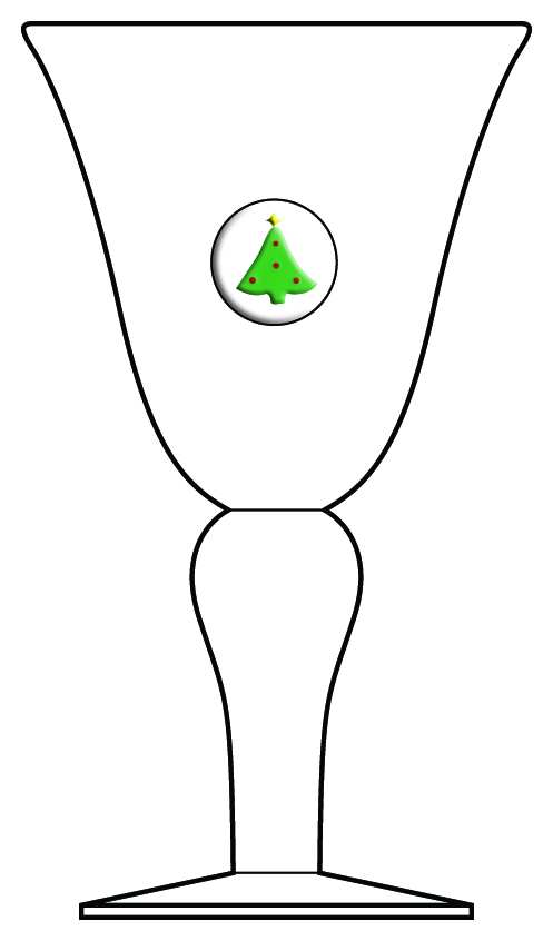 Tree Medallion Water Goblet by Artland-1