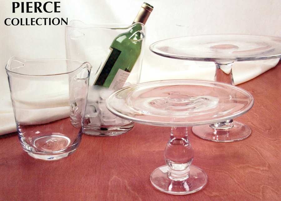 Pierce 12" Diameter Pedestal Cake Stand No Dome by Artland-1