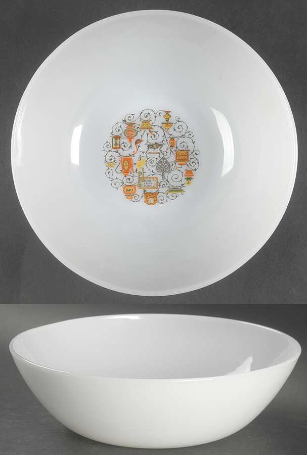 Homestead 8" Round Vegetable Bowl by Anchor Hocking-1