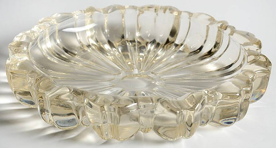 Fluted Round 5" Round Ashtray by Hazel-Atlas-1