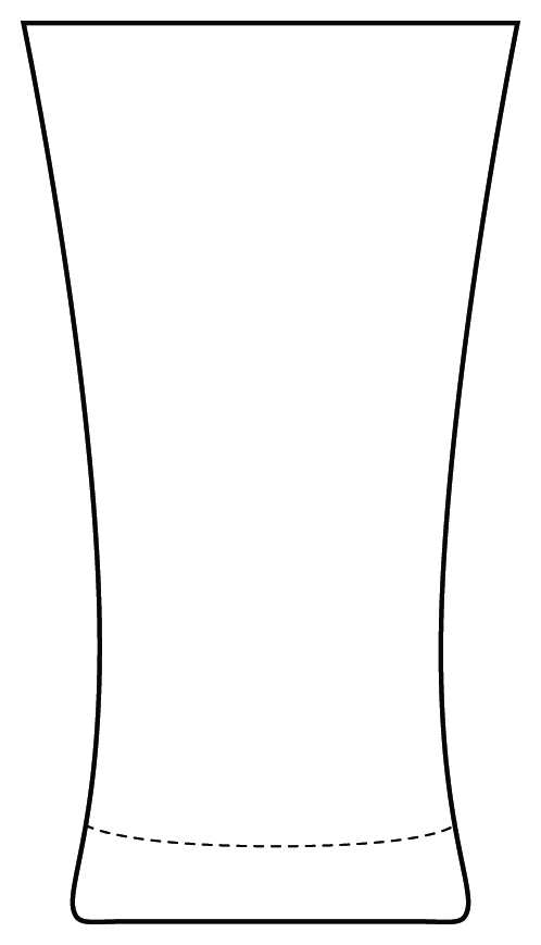 Linden Clear 17 Oz Flat Tumbler by Anchor Hocking-1