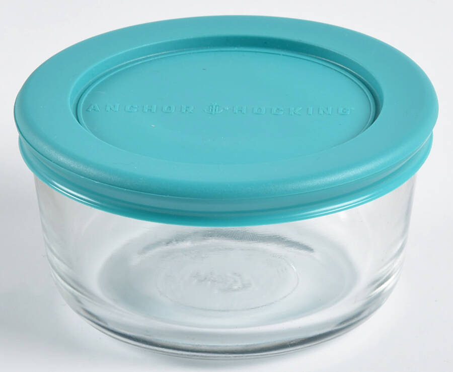 Oven Basics 3" Storage Bowl with Plastic Lid by Anchor Hocking-1