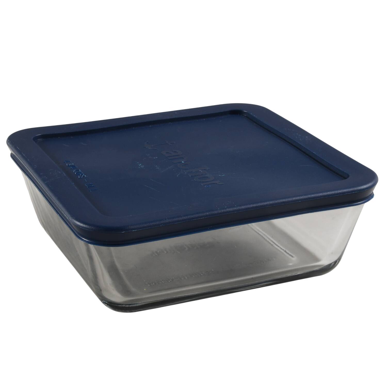 Oven Basics 4.75 Cups Square Storage Container & Plastic Lid by Anchor Hocking-1