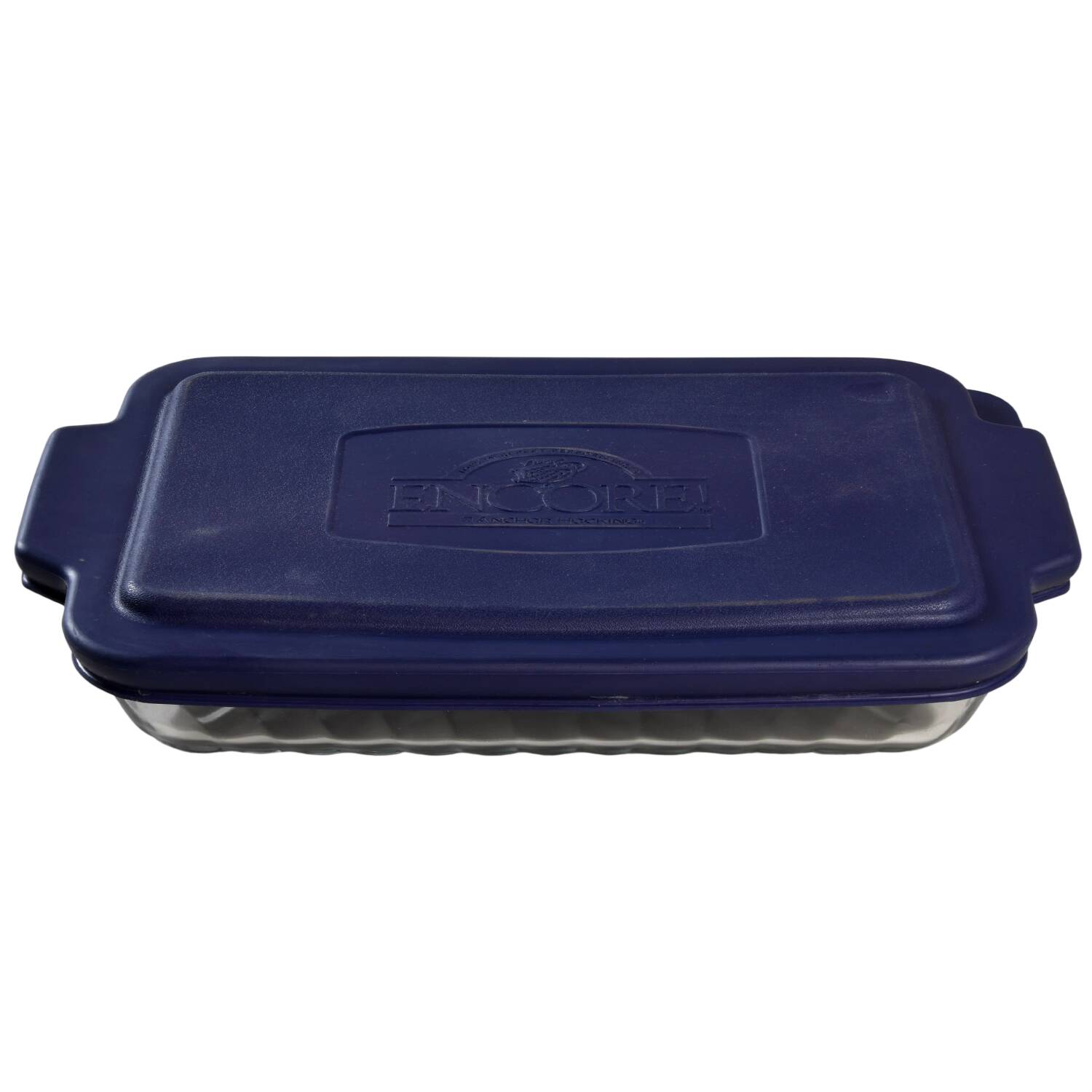 Oven Basics 13" Rectangular Baker & Plastic Lid by Anchor Hocking-1