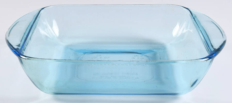 Oven Basics Denim Blue Square Baker by Anchor Hocking-1