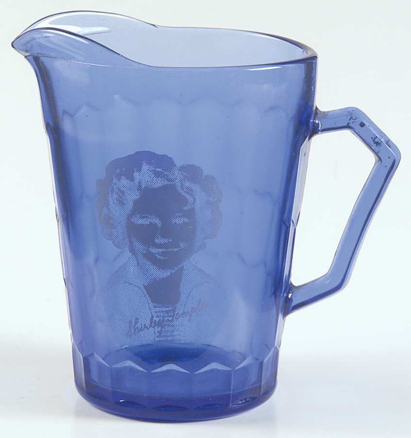 Shirley Temple Ritz Cobalt Blue Creamer by Hazel-Atlas-1