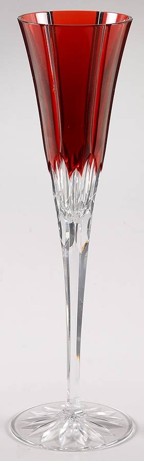 Castille Albinka Ruby Fluted Champagne by Ajka-1