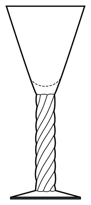 Twist Water Goblet by Abigails-1