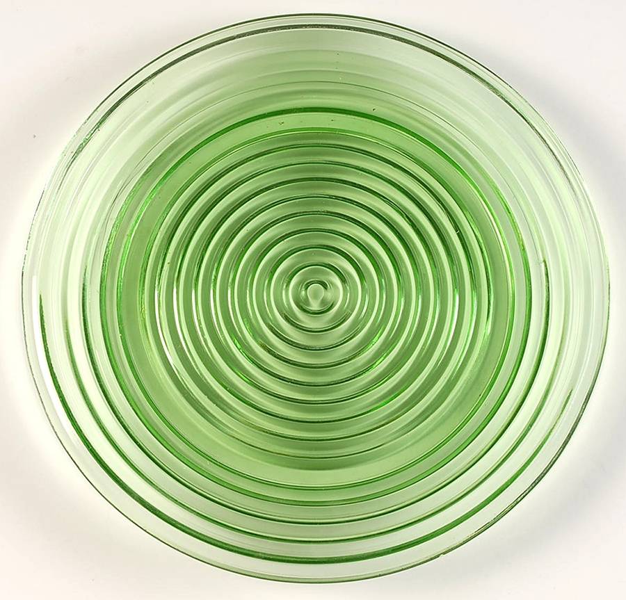 Park Avenue Green Dinner Plate by Anchor Hocking-1