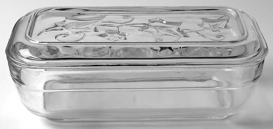 Ivy Embossed Large Refrigerator Jar & Lid by Hazel-Atlas-1