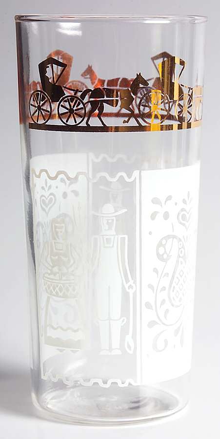 Horse and Buggy 16 Oz Flat Tumbler by Anchor Hocking-1