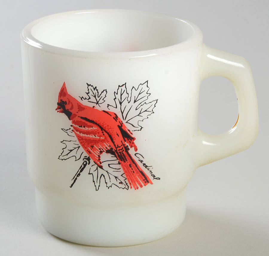 Song Birds Mug by Anchor Hocking-1