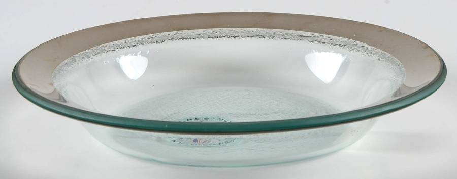Roman Antique Platinum 8" Salad Bowl by Annieglass-1