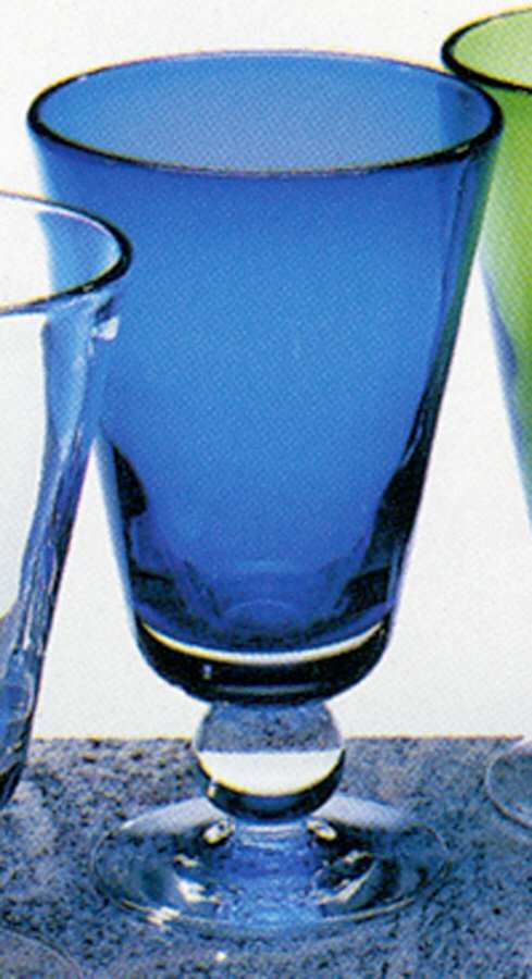 Season Cheer Blue Water Goblet by Artland-1