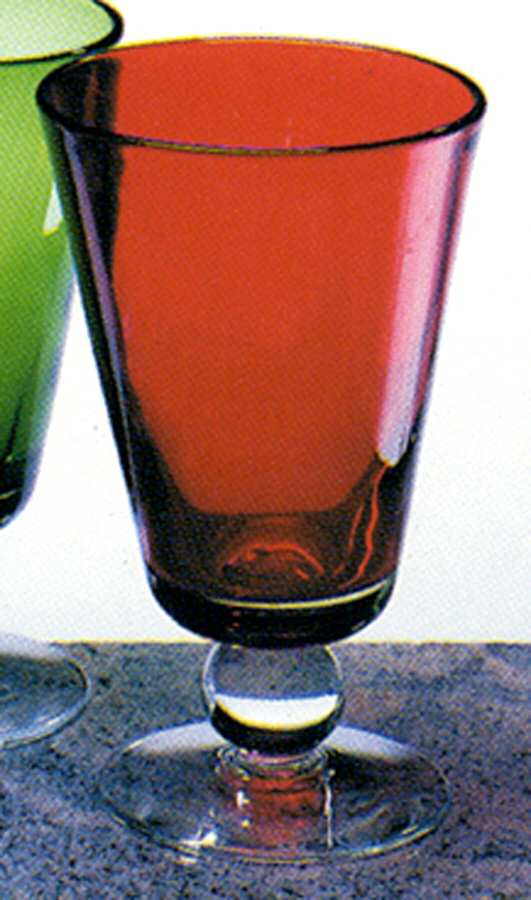 Season Cheer Ruby Water Goblet by Artland-1
