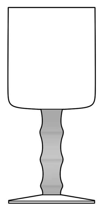 Bamboo Water Goblet by Artland-1