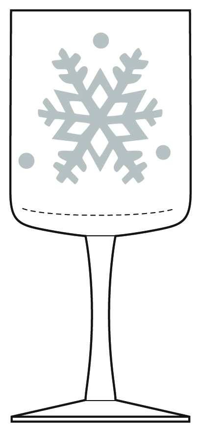 Snowflake Water Goblet by Artland-1