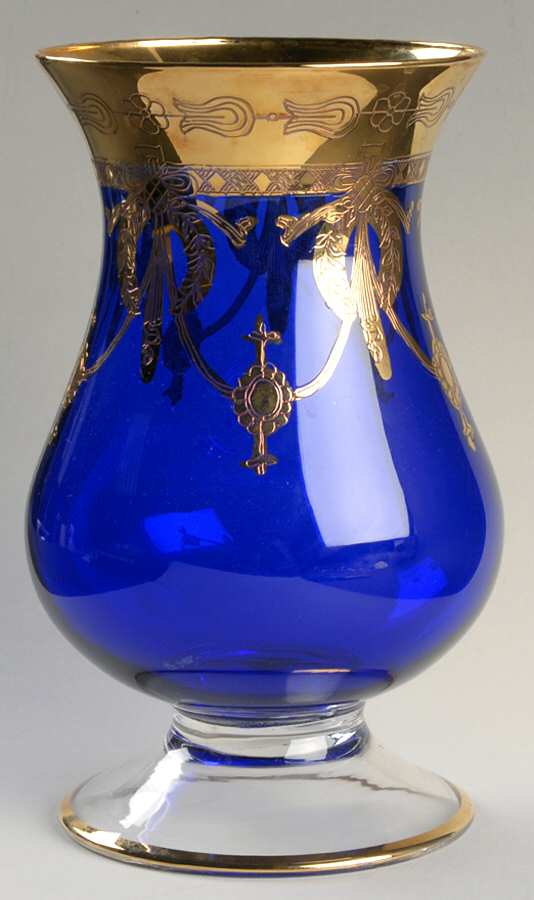 AIZ2 Cobalt Blue 9" Flower Vase by Arte Italica-1