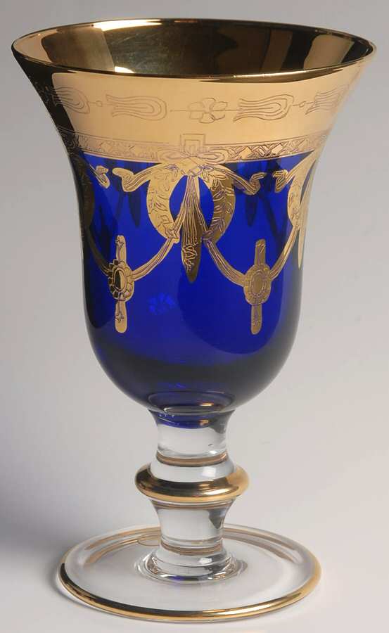 AIZ2 Cobalt Blue Water Goblet by Arte Italica-1