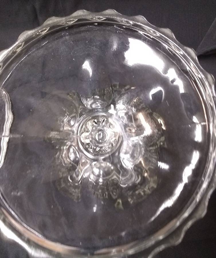 Reflection Clear Lid for Footed Candy Dish by Hazel-Atlas-1