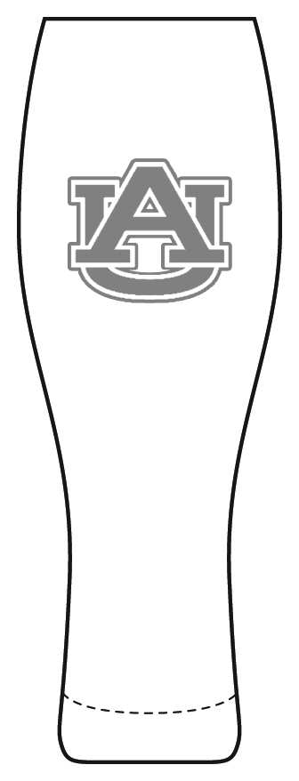 Auburn University Pilsner Glass by Arthur Court-1