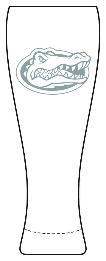 University of Florida Pilsner Glass by Arthur Court-1