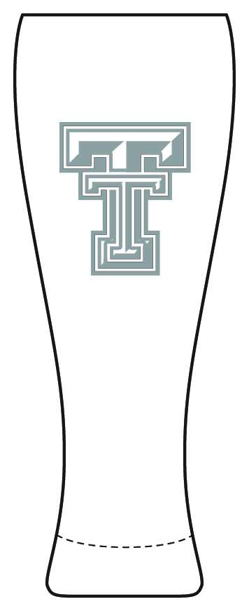 Texas Tech University Pilsner Glass by Arthur Court-1