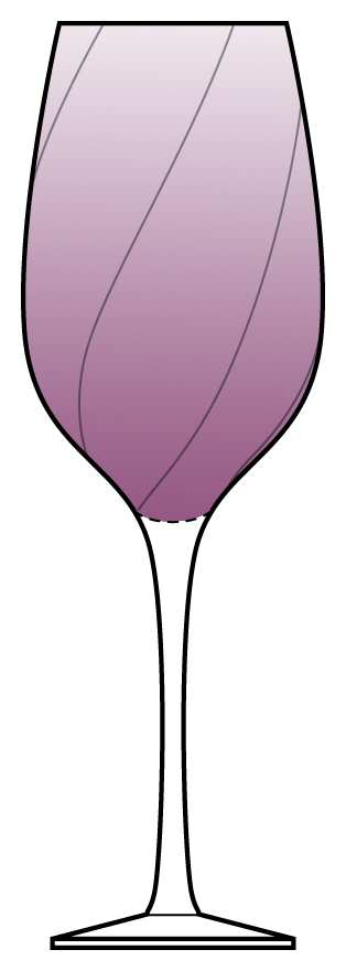 Spiral Bud Wine Glass by Anthropologie Glass-1