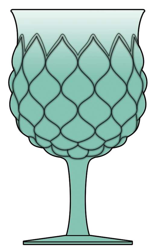 Vinifera Water Goblet by Anthropologie Glass-1
