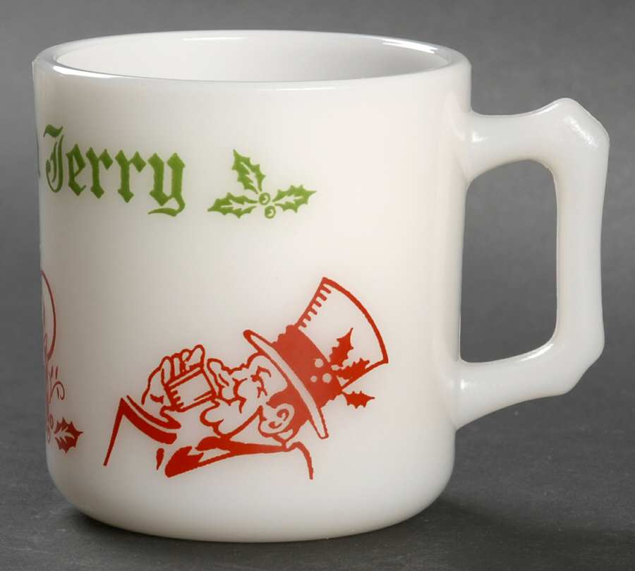 Christmas Cheer Tom & Jerry Mug by Hazel-Atlas-1
