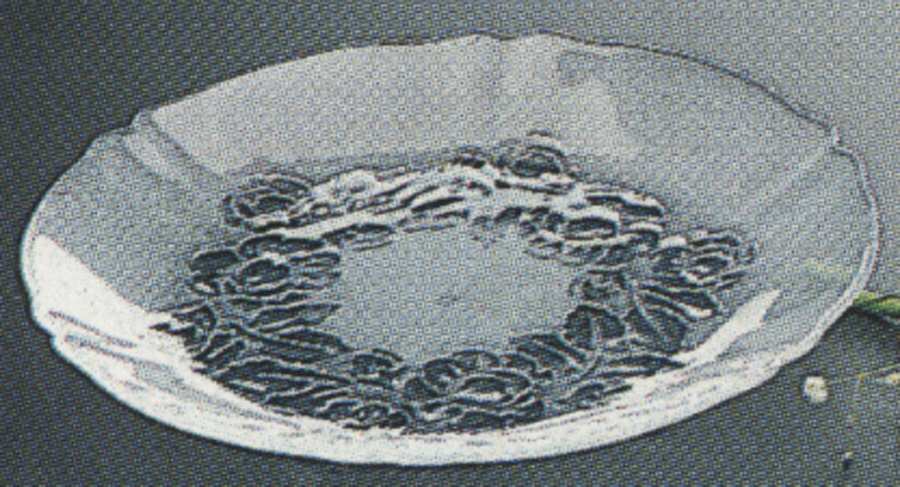Rosa Clear Dinner Plate by Arcoroc-1