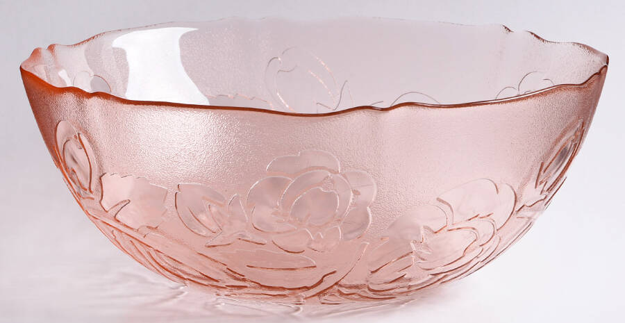 Rosa Pink (Rosaline) Salad Bowl by Arcoroc-1
