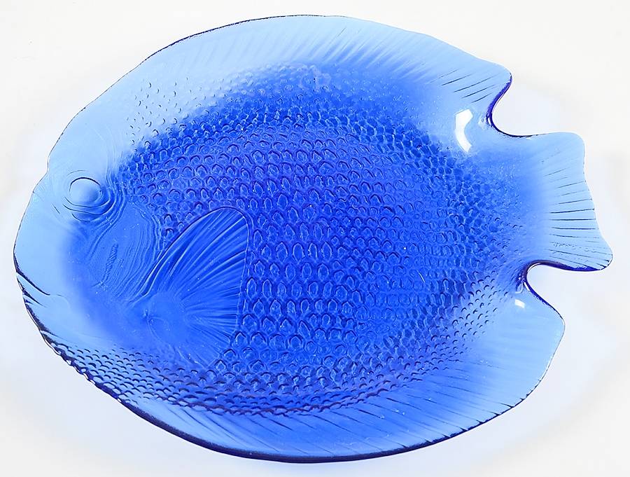 Poisson Saphir Dinner Plate by Arcoroc-1