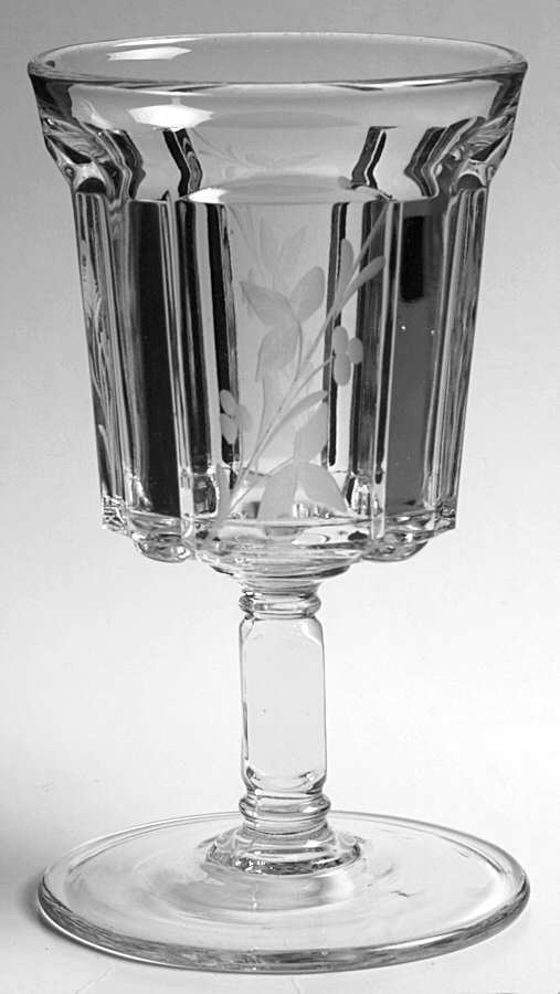 75s (Cut) Water Goblet by Adams & Co-1