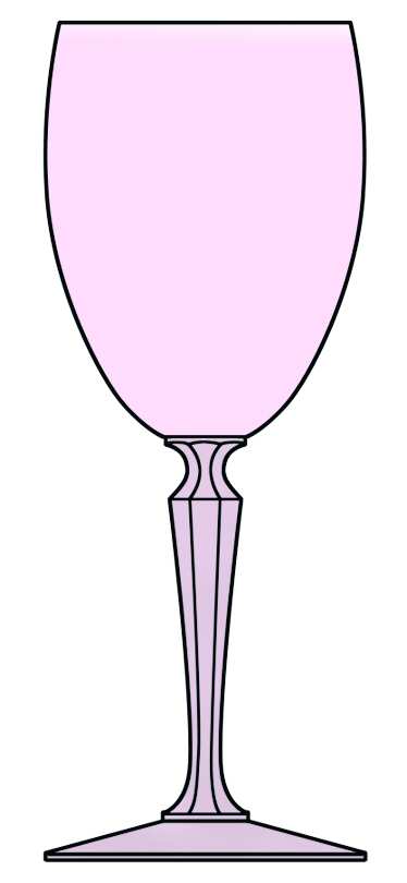 Wild Rose Frost Water Goblet by American Stemware-1