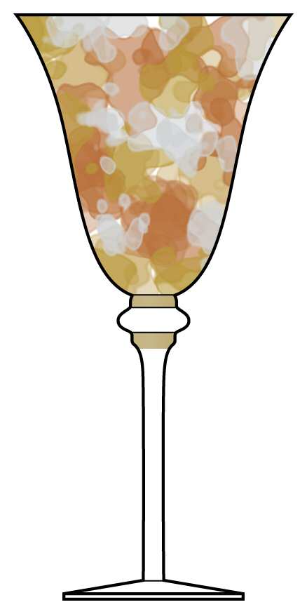 Mosaic Water/Wine Goblet by Alan Lee Collection-1