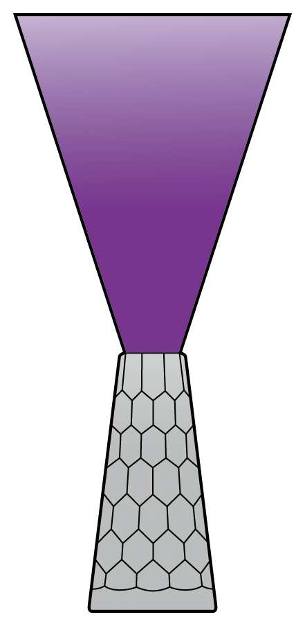 Tuscany Conical Amethyst Water/Wine Goblet by Alan Lee Collection-1