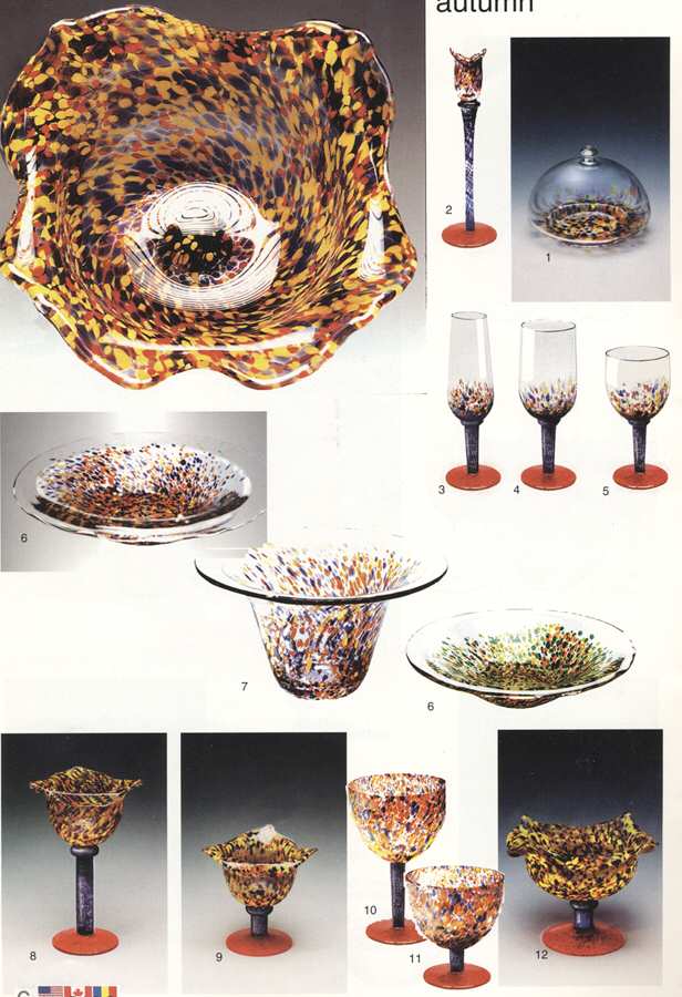 Autumn Water Goblet by Amcaro Crystal-1