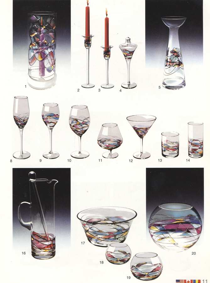 Viva Water Goblet by Amcaro Crystal-1