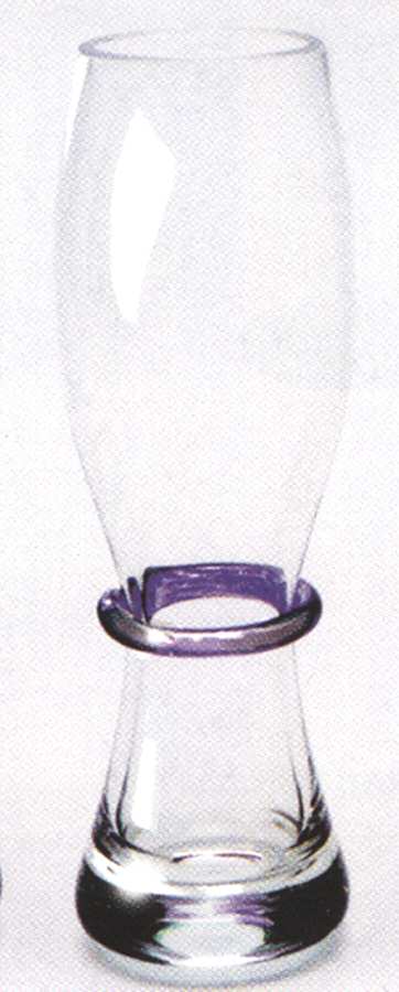 Centro Purple Pilsner Glass by Amcaro Crystal-1