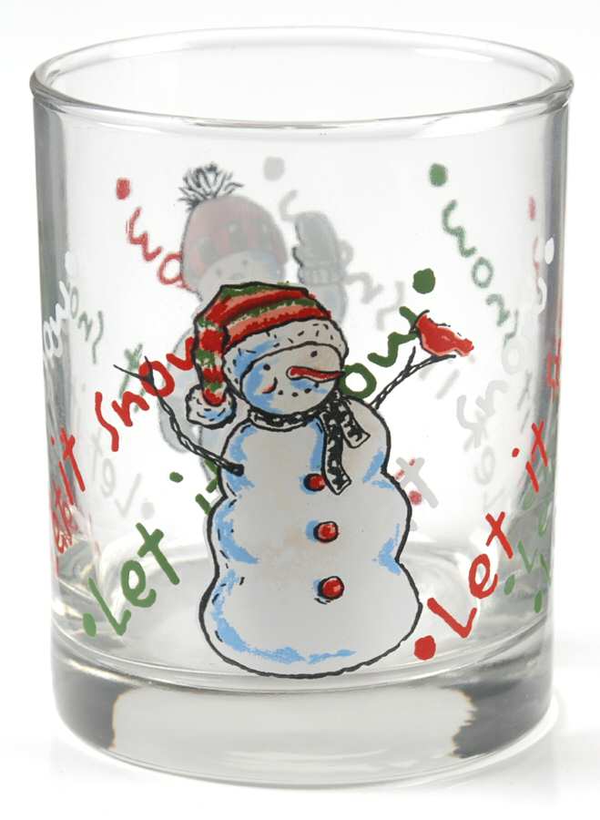 Let It Snow 12 Oz Flat Tumbler by Anchor Hocking-1