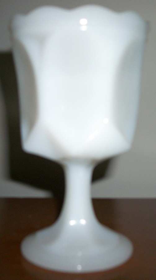Fairfield Milkglass Water Goblet by Anchor Hocking-1