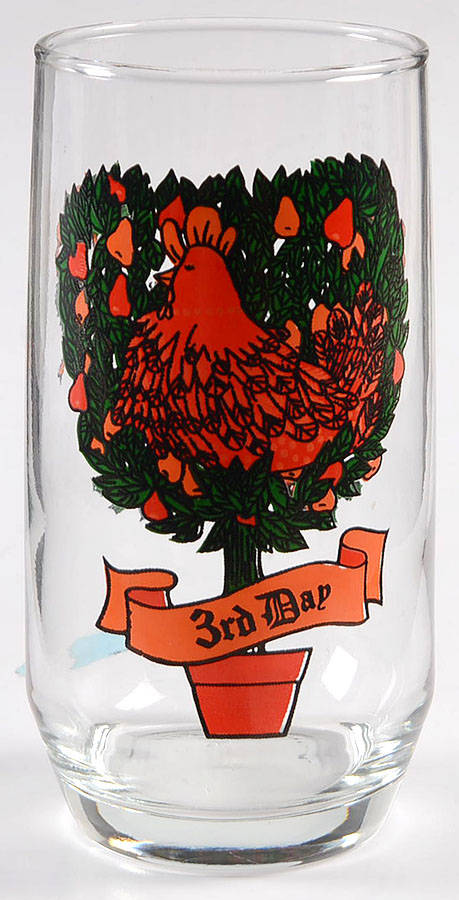 Twelve Days of Christmas 10 Oz Flat Tumbler by Anchor Hocking-1