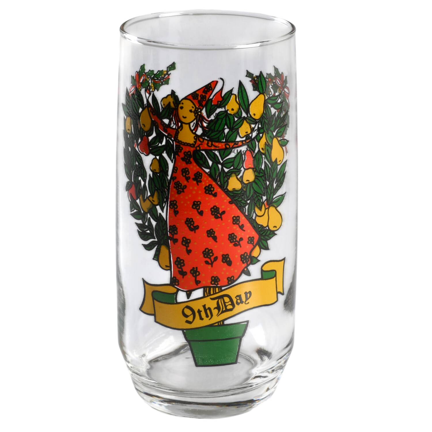 Twelve Days of Christmas 14 Oz Flat Tumbler by Anchor Hocking-1