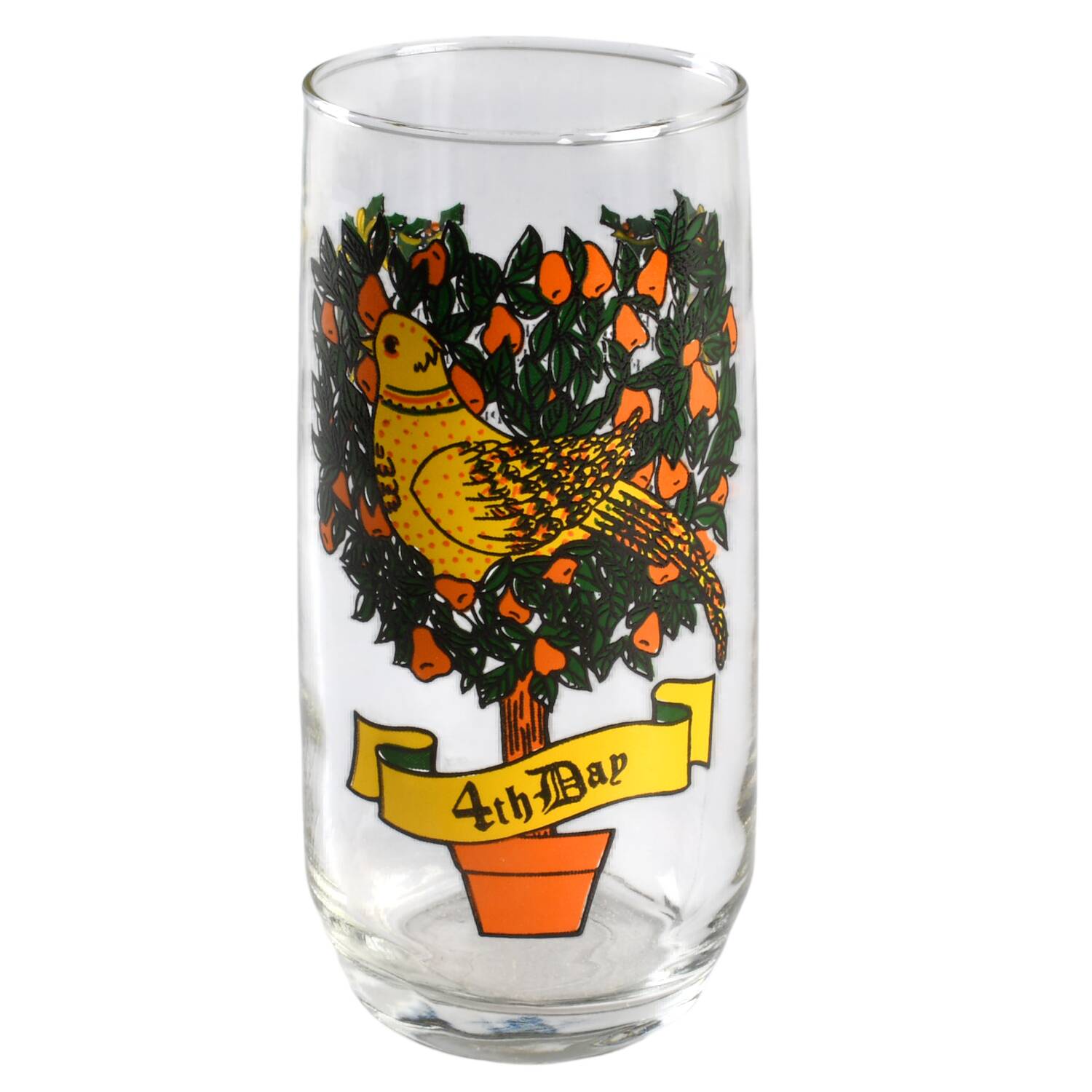 Twelve Days of Christmas 14 Oz Flat Tumbler by Anchor Hocking-1