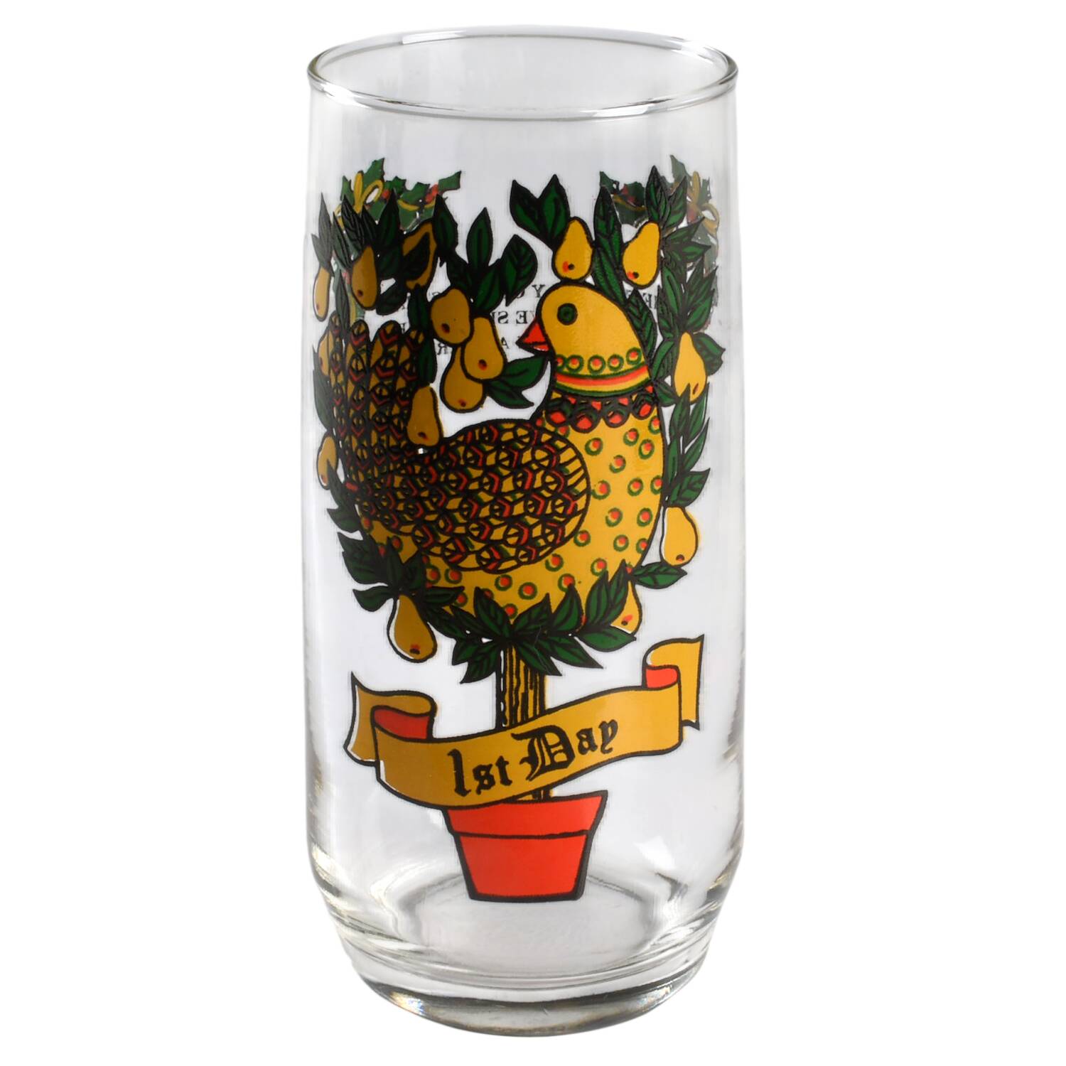 Twelve Days of Christmas 14 Oz Flat Tumbler by Anchor Hocking-1