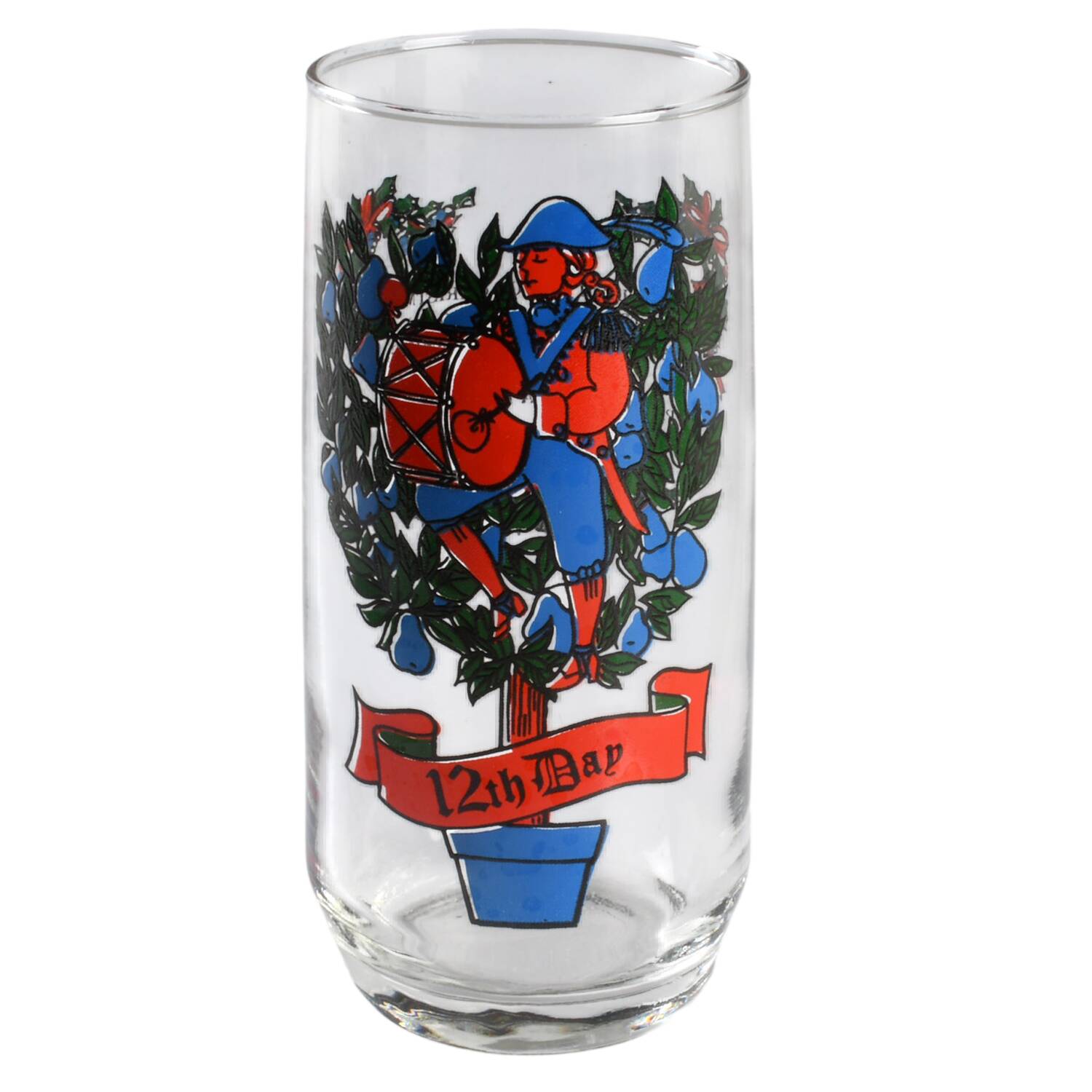Twelve Days of Christmas 14 Oz Flat Tumbler by Anchor Hocking-1